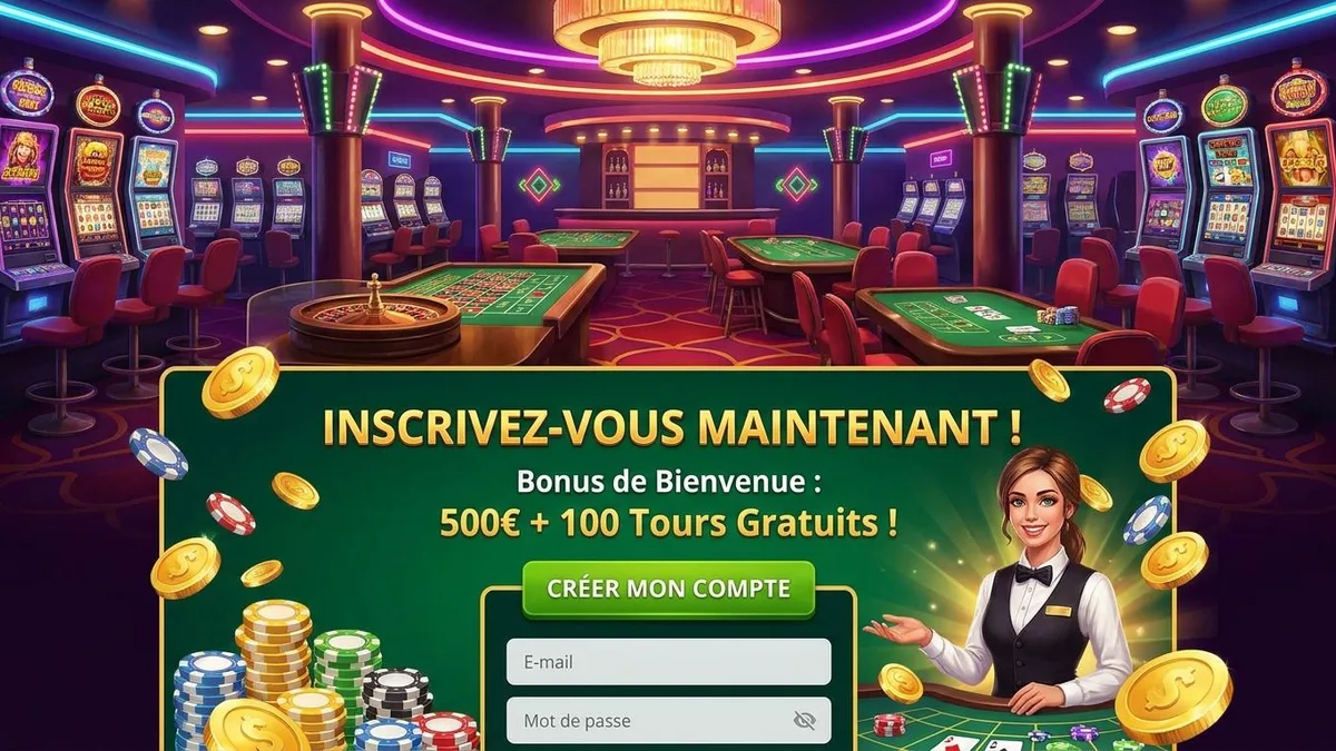 Inscription avec bonus